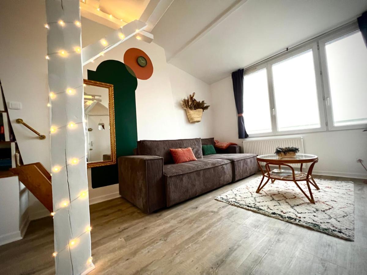 Le Petit Nid Perche Sous Les Toits, Vue Mer Le Havre Exterior foto