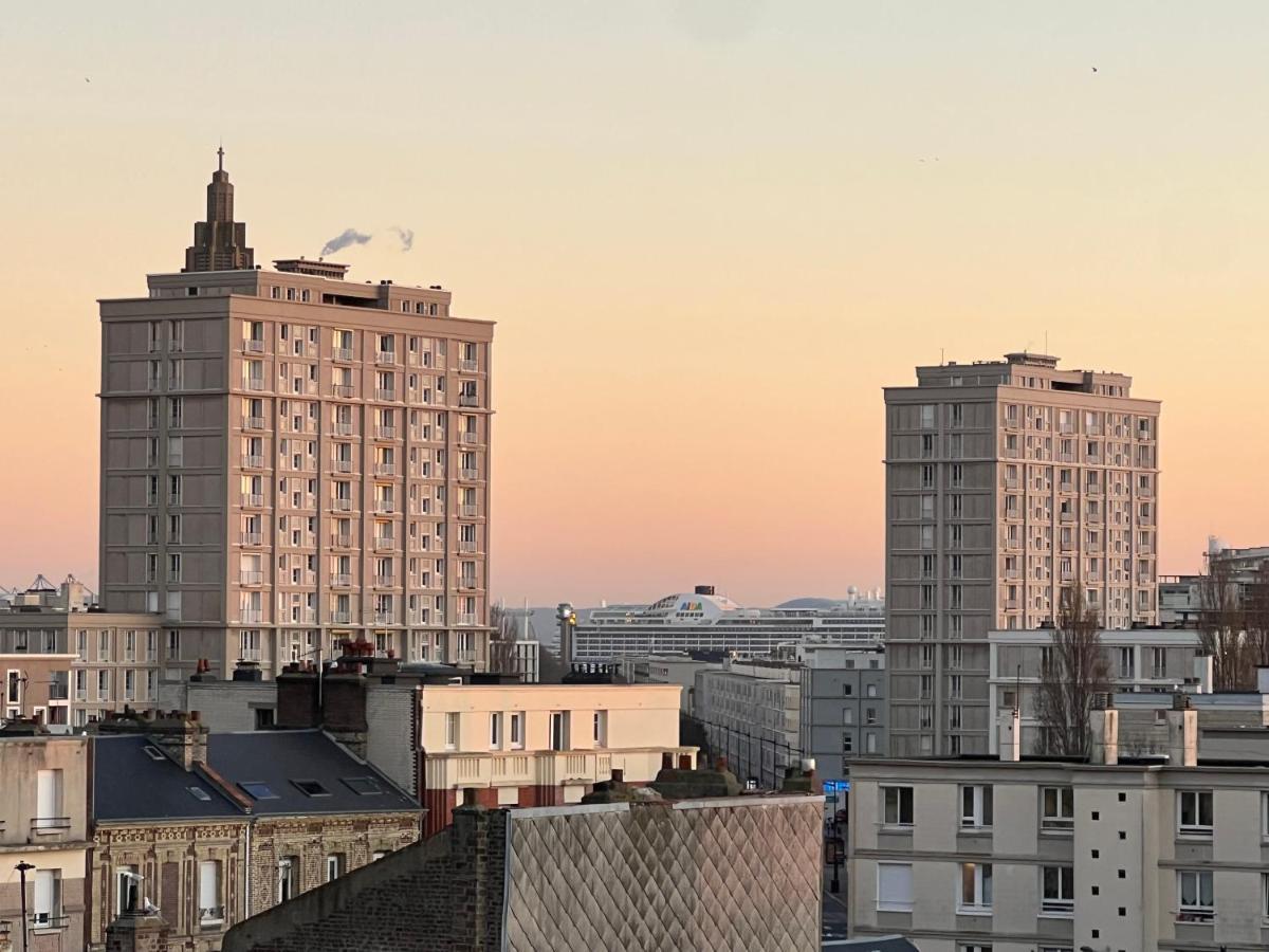 Le Petit Nid Perche Sous Les Toits, Vue Mer Le Havre Exterior foto