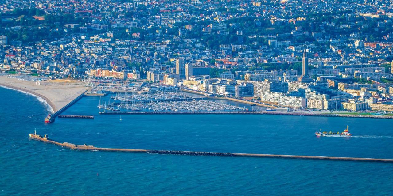 Le Petit Nid Perche Sous Les Toits, Vue Mer Le Havre Exterior foto